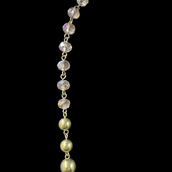 Shyanne Long Beaded Bull Skull Necklace Western Boho Cowgirl Country Rodeo Style - Picture 4 of 6